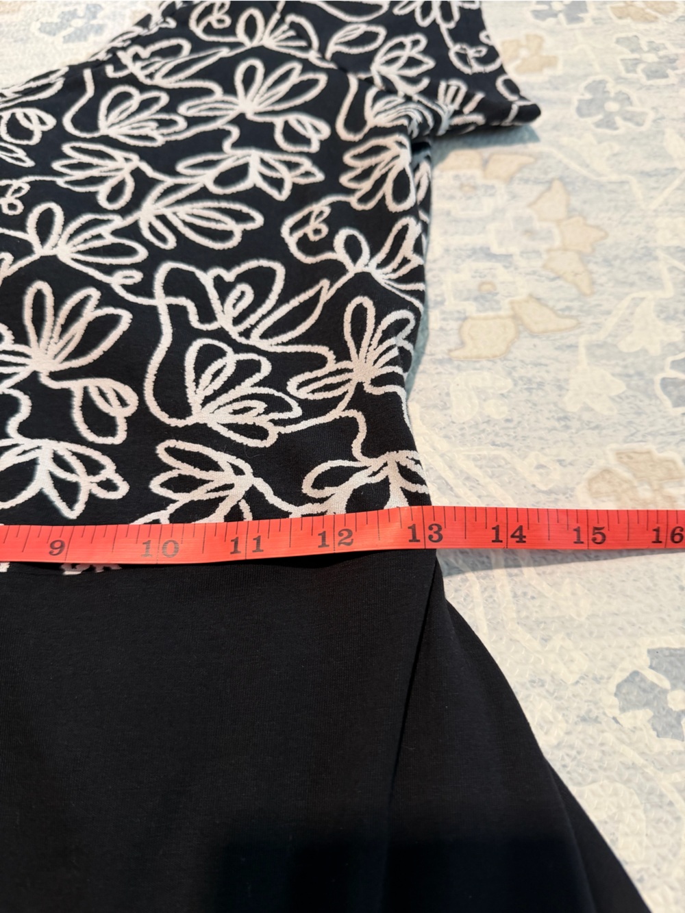 NWT Pact Dress - Organic Cotton, Floral, Criss Cross Back, Short Sleeve - Picture 12 of 13